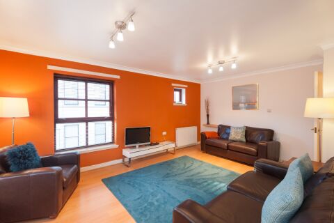 Living Room, Greyfriars Court Serviced Apartments, Glasgow