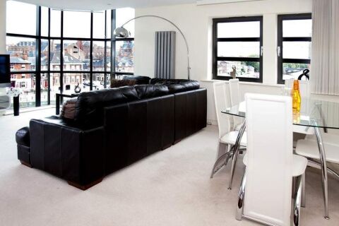 Living Room, Riverside Serviced Apartments, York