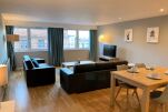 Living and Dining Area, Tolbooth Watson Serviced Apartment, Glasgow