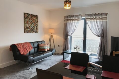 Living and Dining Area, Centro West Serviced Apartments, Derby