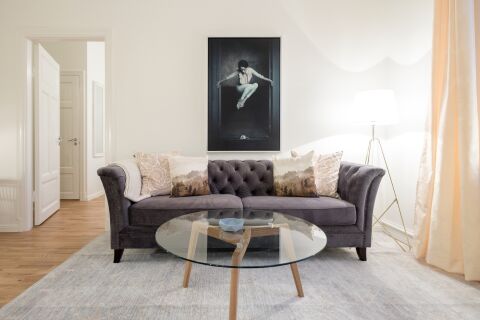 Living area,  Upplandsgatan Vanadisplan Apartments, Serviced Accommodation, Sweden