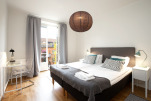 Bedroom, Gyllenborgsgatan Serviced Apartments, Stockholm