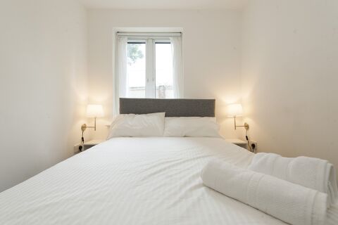 Bedroom, Eastmoreland Court Serviced Apartments, Dublin