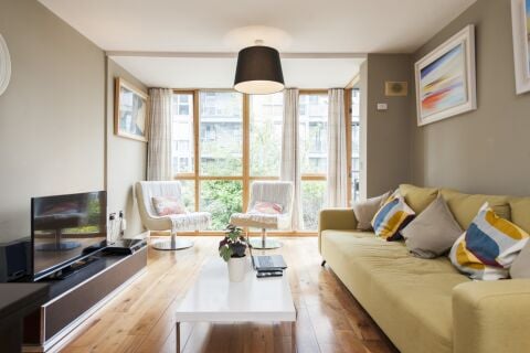 Living Area, Gasworks Serviced Apartment, Dublin