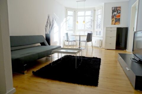 Living Room, Westendplatz Serviced Apartments, Frankfurt