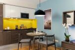 Kitchen, Europa Serviced Apartments, Frankfurt