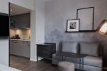 Living area, Stiftstrasse Serviced Apartments, Frankfurt