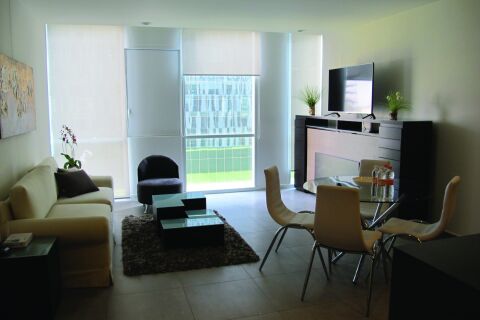 Living Room, Carso Serviced Apartments, Mexico City