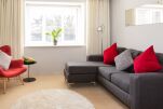 Living area, Christchurch Close Serviced Apartments, St Albans