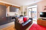 Living area, St Peter's Mews, St Albans
