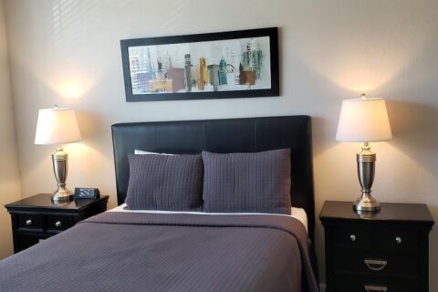 Bedroom, Kingsley Serviced Apartment, Fort Mill