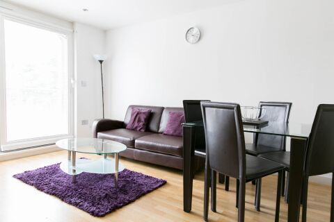 Dining Area. The Atrium Serviced Apartment Building, Camberley