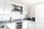 Kitchen, The Atrium Serviced Apartment Building, Camberley