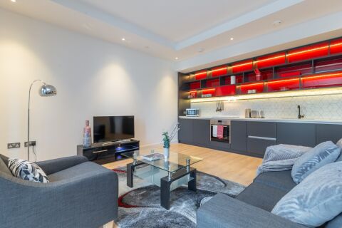 Open Plan Living Area, Meade House Serviced Accommodation, London