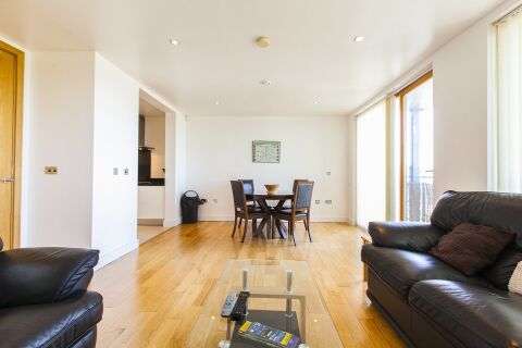 Living Area, Grande Central Serviced Apartment, Dublin