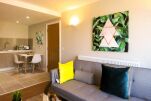 Living Area, Jewellery Quarter Serviced Apartments, Birmingham