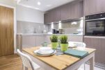 Kitchen and Dining Area, Jewellery Quarter Serviced Apartments, Birmingham