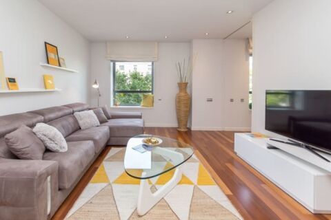 Living Area, Paseo de Garcia Serviced Apartment, Barcelona