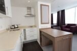 Kitchen, Martineau Place Serviced Apartments, Birmingham