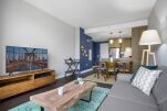 Lounge, East 92nd Street Serviced Accommodation, New York