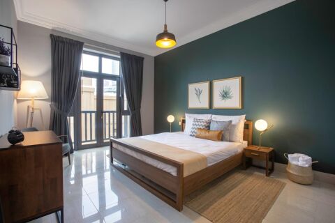 Bedroom, Al Tajer Serviced Apartments, Dubai