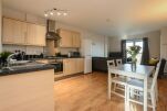 Kitchen, Portland Square Serviced Apartment, Nottingham