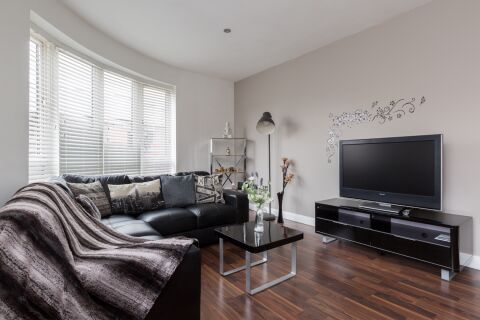 Living Area, Mint Drive Serviced Apartments, Birmingham