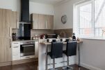 Kitchen, Mint Drive Serviced Apartments, Birmingham