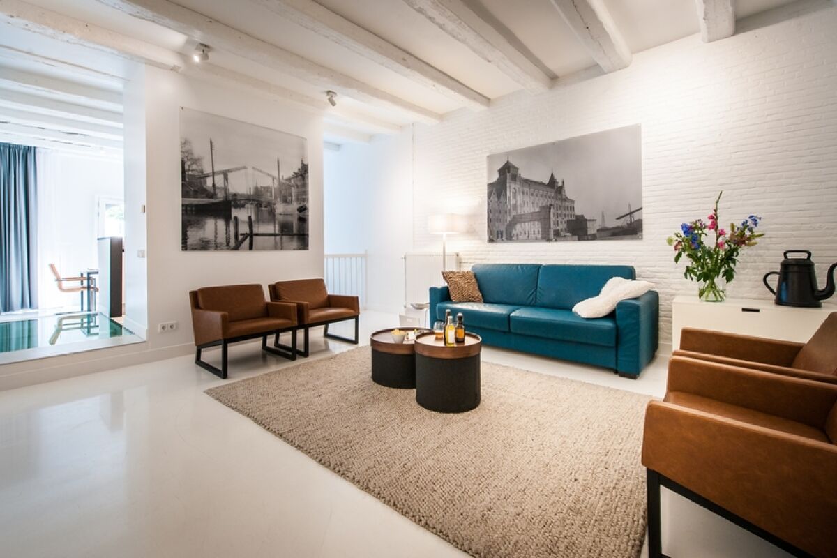Living Area, Zoutkeetsgracht Serviced Apartments, Amsterdam