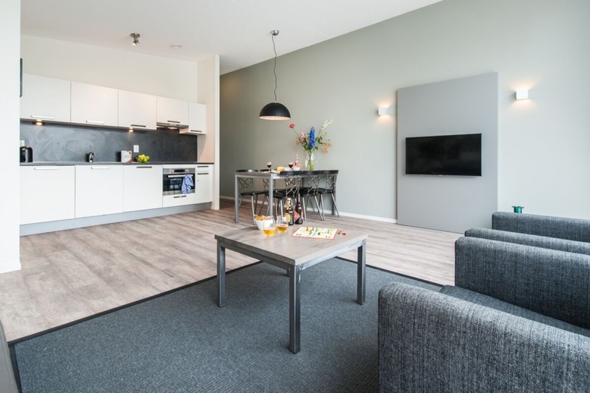 Living Area, Bickersgracht Serviced Apartments, Amsterdam