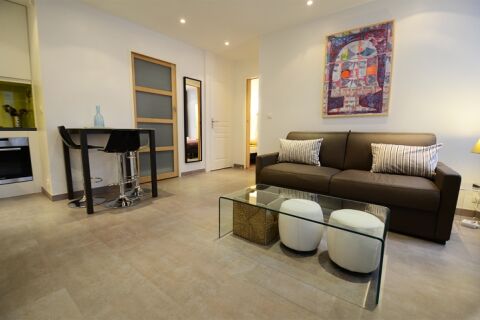 Living area, Laborde Serviced Apartments, Paris