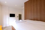 Bedroom, West Hampstead Serviced Apartments, West Hampstead