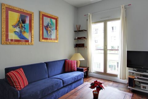 Living Area, Pompidou Serviced Accommodation, Paris