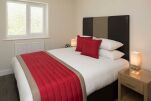 Bedroom, Beneficial House Serviced Apartments, Bracknell