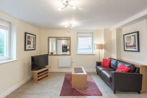 Lounge, Central Point Serviced Apartments, Basingstoke