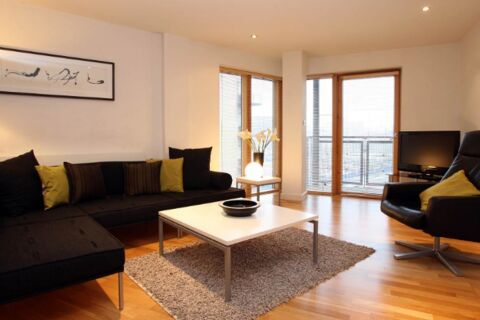 Riverside West Serviced Apartments in Leeds, Living Area