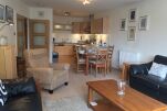 Living and Dining Area, Chrysalis Serviced Apartment, Glasgow