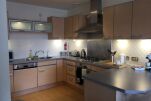 Kitchen, Chrysalis Serviced Apartment, Glasgow