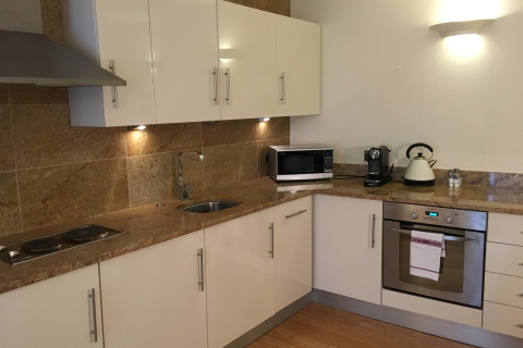 Kitchen, Monument Executive Serviced Apartments, London