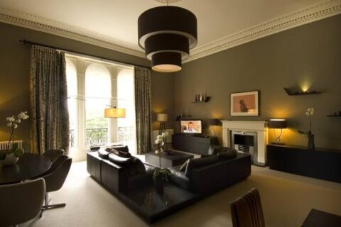 Living Area, The Chester Residence Serviced Apartments, Edinburgh