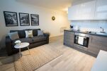Kitchen, Parker Street Serviced Apartments in Liverpool