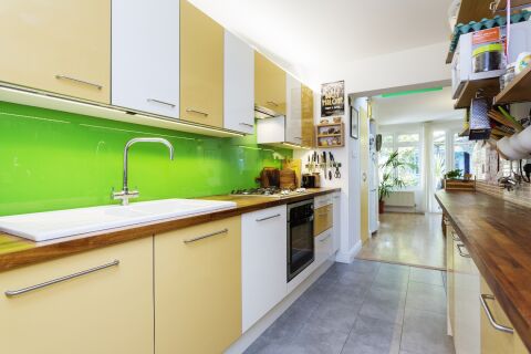 Kitchen, Torbay Road Serviced Apartments, Kilburn, London