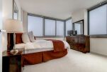 Bedroom, The Monaco Serviced Apartments, Jersey City, New Jersey