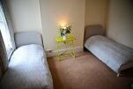 Twin Bedroom, Park House Serviced Accommodation, Worthing