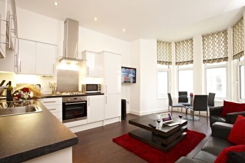 Living Space, Strathmore House Serviced Apartments, Plymouth