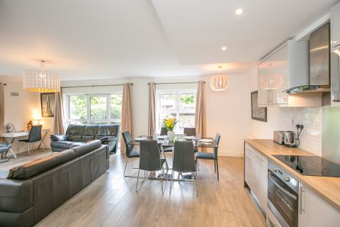 Living Room, Windmill Lane Serviced Apartments in Dublin 