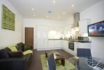Kitchen and Lounge, Strathmore House Serviced Apartments, Plymouth