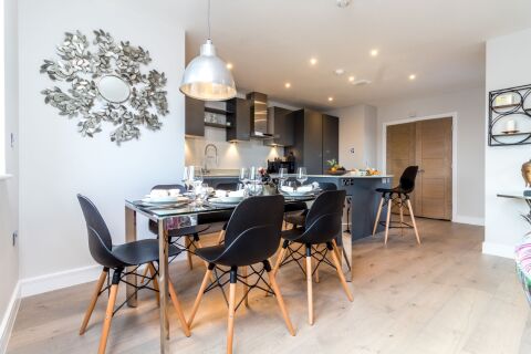 Kitchen with dinning area