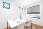 The apartment is furnished with all you need for fine dining