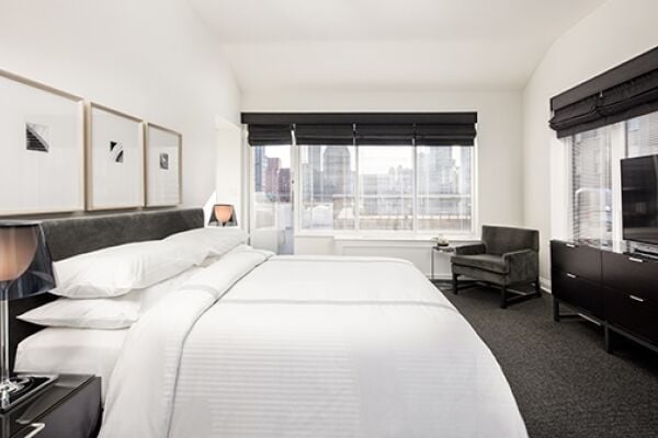 Bedroom, Sutton Place Serviced Apartments, Midtown East, New York